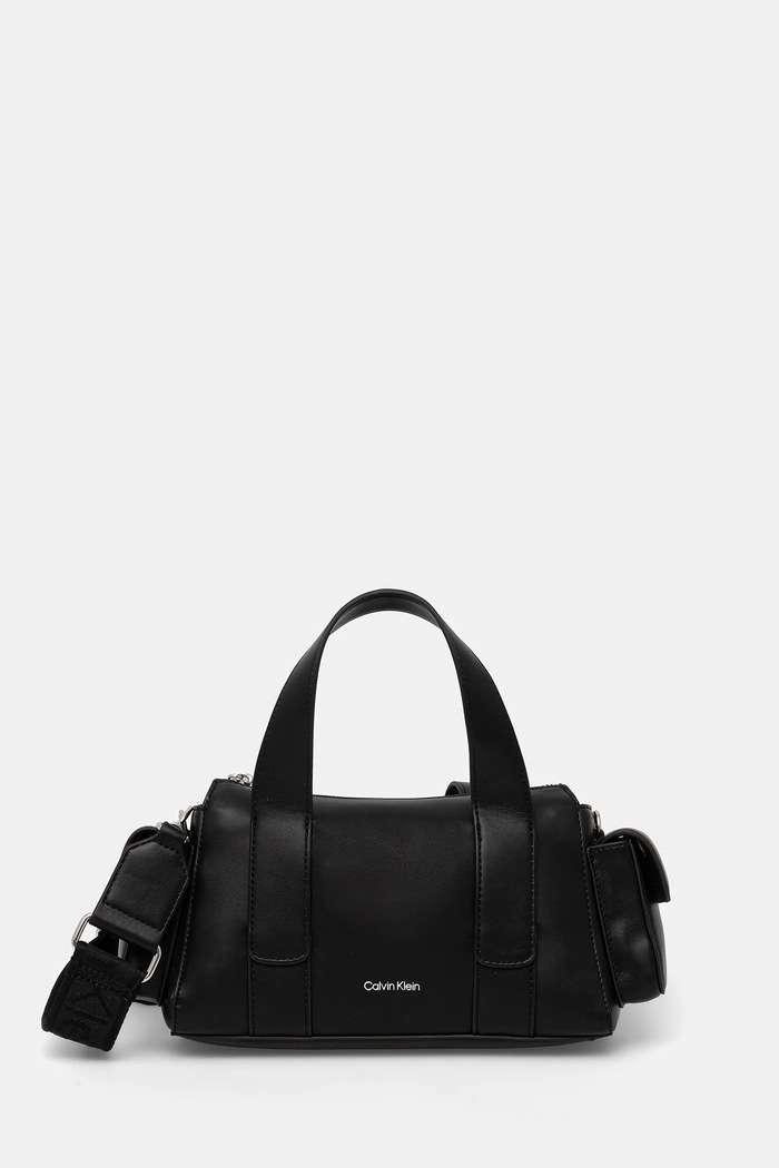 Calvin Klein poșetă uni negru LV04F3291G