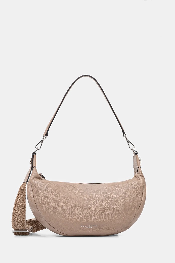 Δερμάτινη τσάντα Gianni Chiarini AISHA λείο δέρμα καφέ BS.11550.GRN