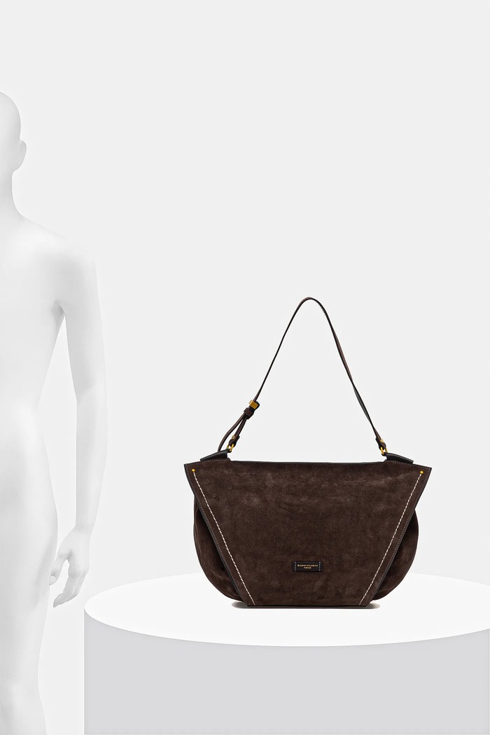 Gianni Chiarini geantă de mână din piele întoarsă BLOOM BS.12037.CM