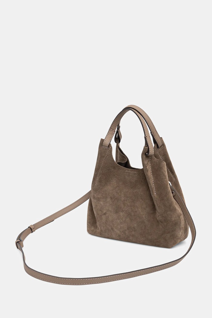 Gianni Chiarini geantă de mână din piele întoarsă DUA verde BS.9779.CM