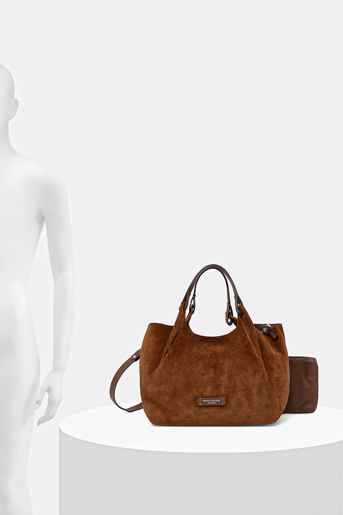 Gianni Chiarini geantă de mână din piele întoarsă DUA BS.9779.CM