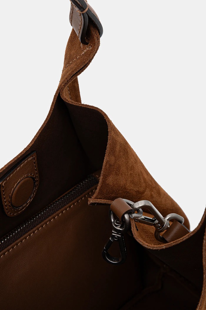 Gianni Chiarini geantă de mână din piele întoarsă DUA BS.9779.CM maro