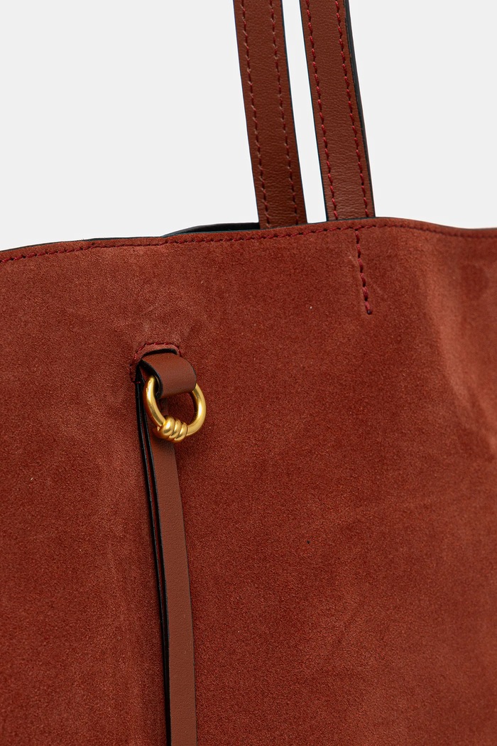 Accesorii Gianni Chiarini Geantă de mână din piele întoarsă EGLE BS.11485.CM portocaliu