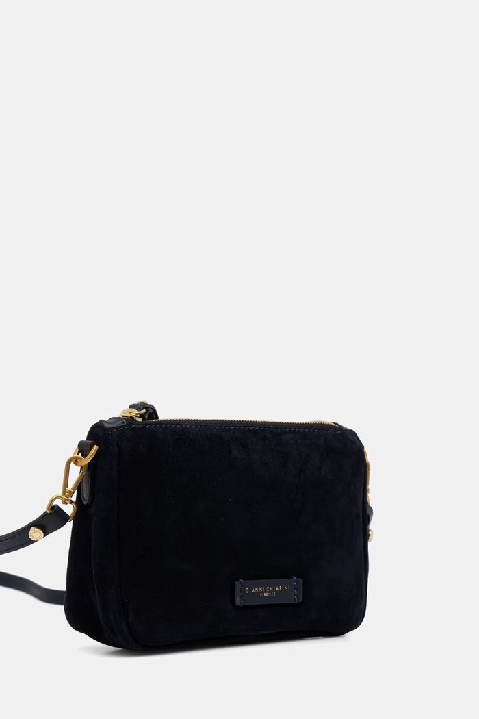 Gianni Chiarini torebka crossbody damska zamszowa NORA POUCH BS.10224.CM granatowy AW25