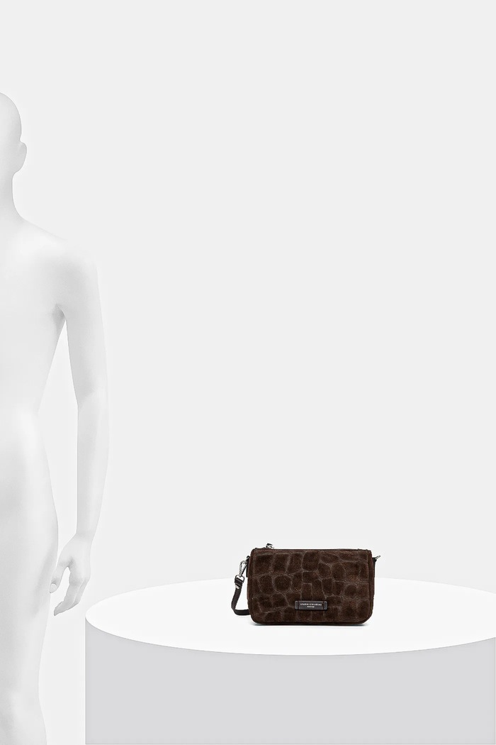 Gianni Chiarini Geantă crossbody pentru femei din piele întoarsă NORA POUCH BS.10224.CM
