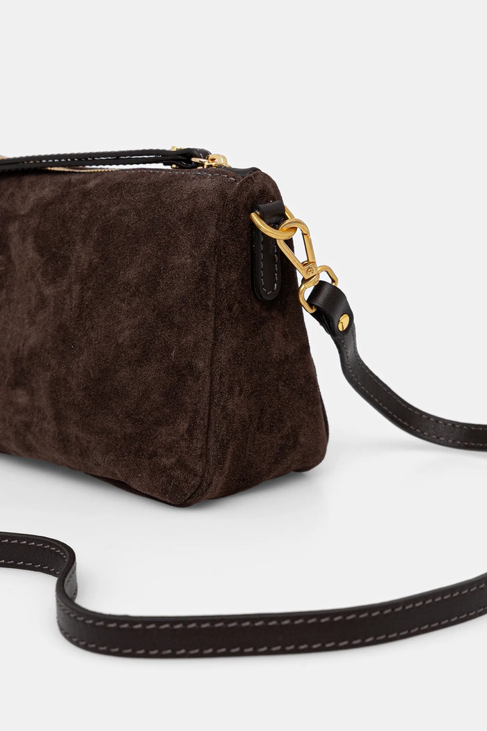 Аксессуары Замшевая сумочка Gianni Chiarini NORA POUCH BS.10224.CM коричневый
