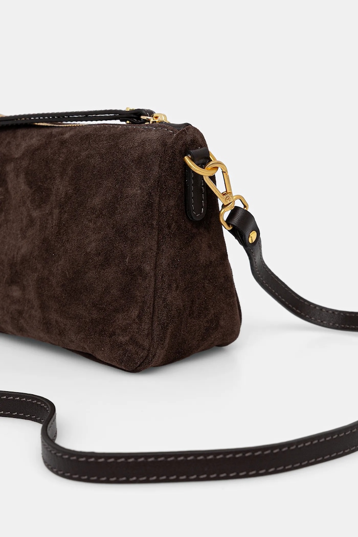 Аксессуары Замшевая сумочка Gianni Chiarini NORA POUCH BS.10224.CM коричневый