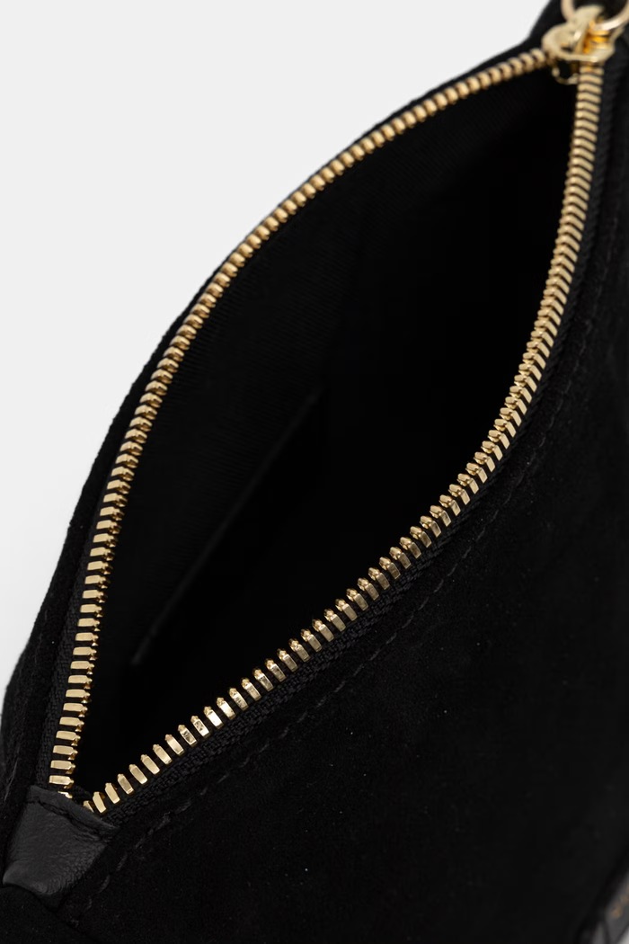 Gianni Chiarini torebka crossbody damska zamszowa NORA POUCH BS.10224.CM czarny