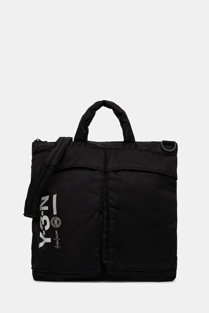 Y-3 borsetta x Neighborhood Padded semplice nero JX0054