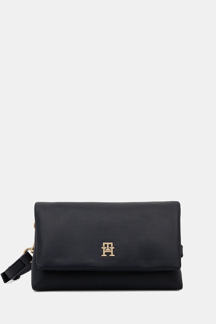 Tommy Hilfiger torebka nie mieści A4 granatowy AW0AW17698