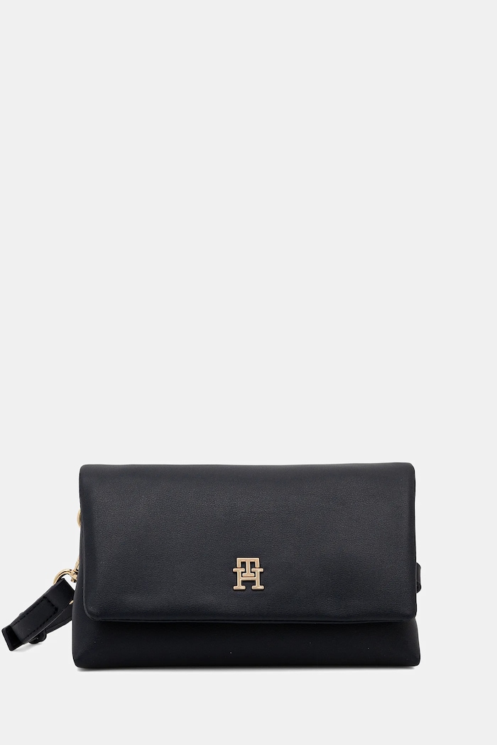 Tommy Hilfiger torebka nie mieści A4 granatowy AW0AW17698
