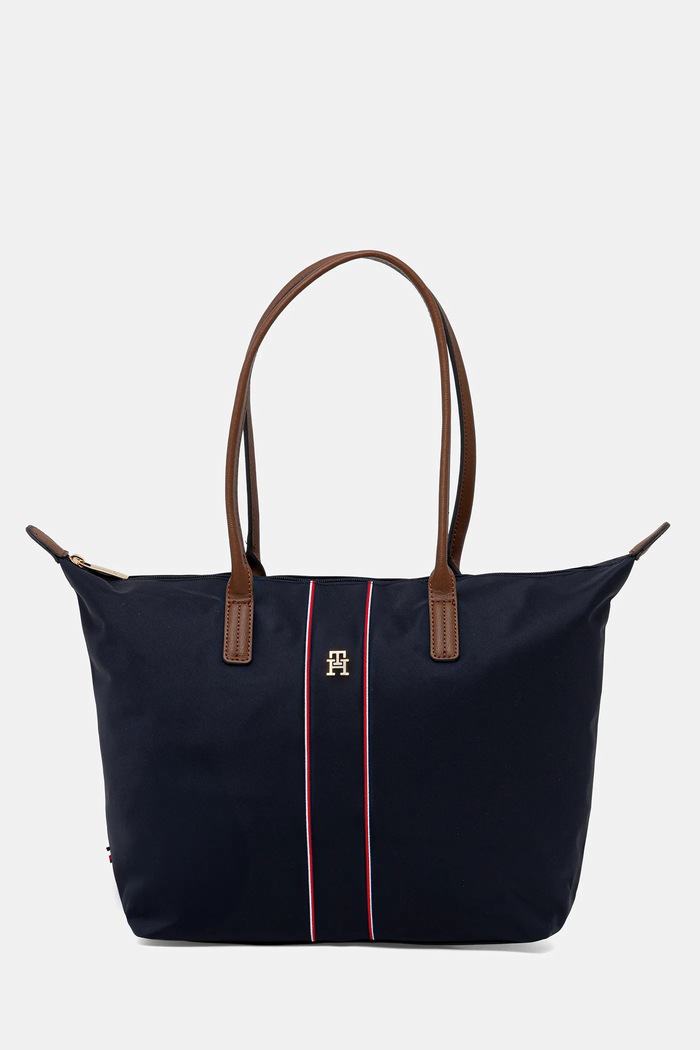 Tommy Hilfiger kézitáska textil sötétkék AW0AW17706