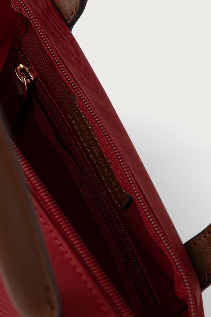 Tommy Hilfiger torebka crossbody damska AW0AW17709 bordowy