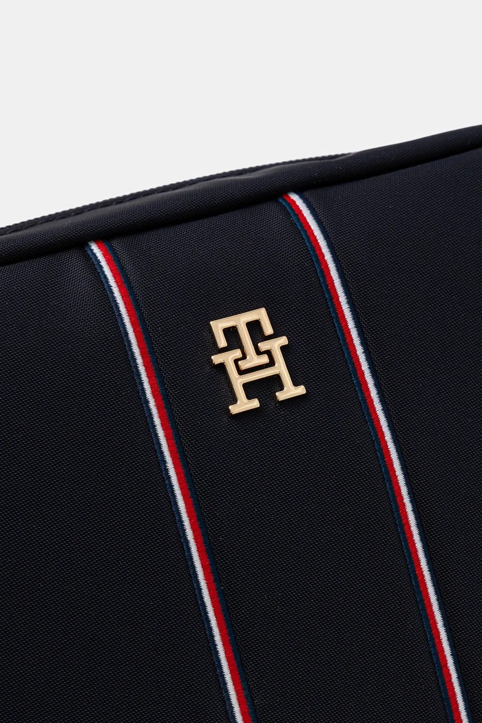Kabelka Tommy Hilfiger tmavomodrá AW0AW17710