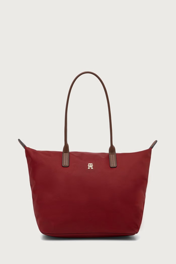 Tommy Hilfiger kabelka typu shopper dámska červená AW0AW17711