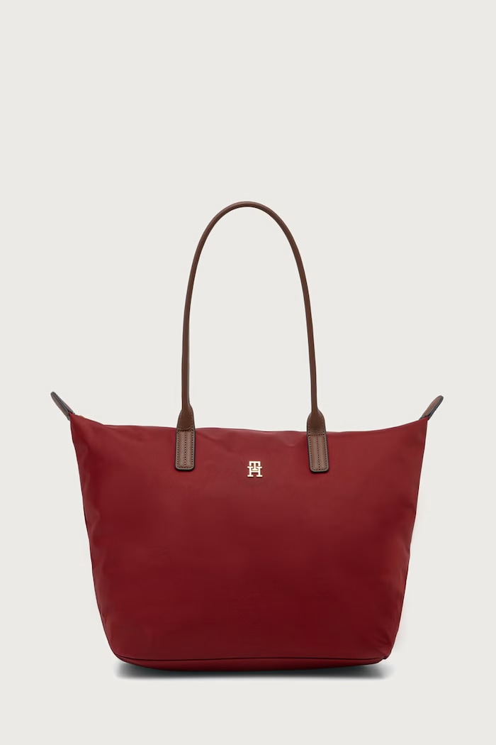 Tommy Hilfiger kabelka typu shopper dámska červená AW0AW17711