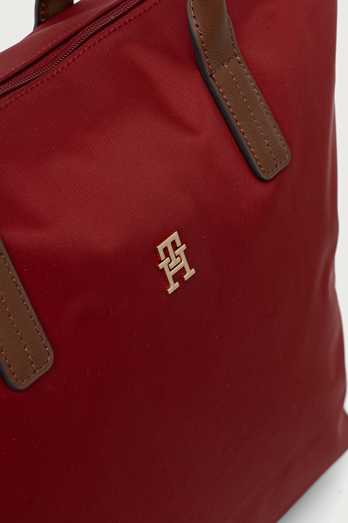 Tommy Hilfiger kabelka typu shopper dámska červená AW0AW17711