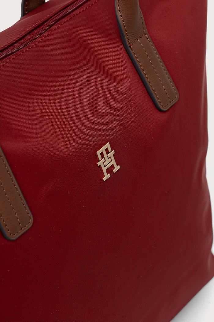 Tommy Hilfiger kabelka typu shopper dámska červená AW0AW17711
