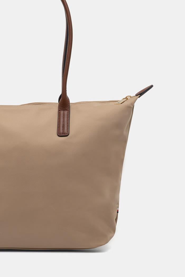 Akcesoria Tommy Hilfiger torebka shopper damska AW0AW17711 beżowy
