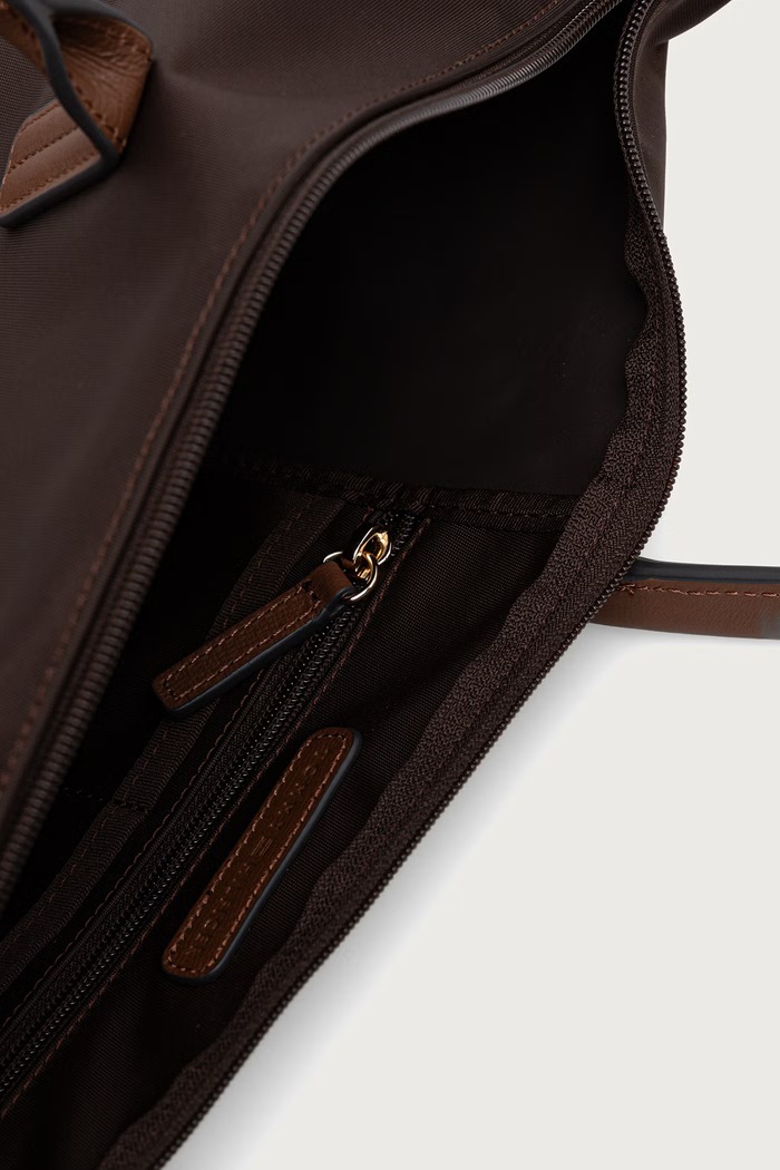 Torebka shopper damska Tommy Hilfiger brązowy AW0AW17711