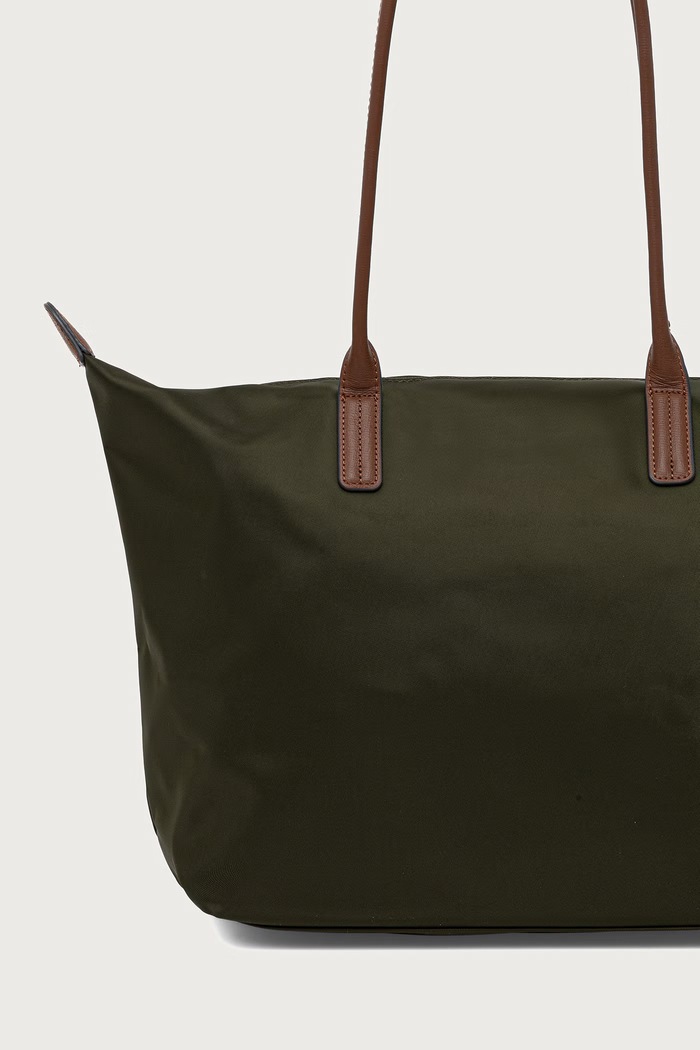 Dodatki Tommy Hilfiger shopper torba ženska AW0AW17711 zelena