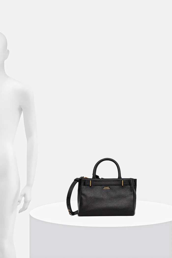 Tommy Hilfiger Borsa tote da donna in pelle AW0AW17926