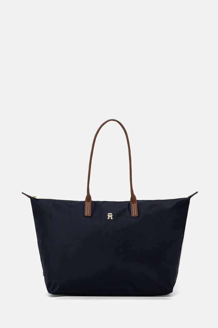 Kabelka Tommy Hilfiger hladký námořnická modř AW0AW17996
