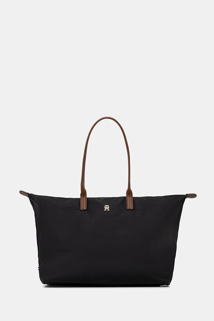 Tommy Hilfiger Kabelka typu shopper dámska čierna AW0AW17996
