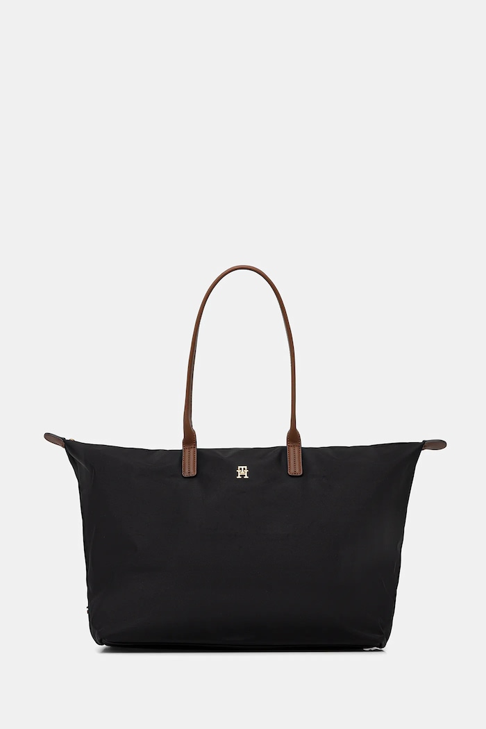 Tommy Hilfiger Kabelka typu shopper dámska čierna AW0AW17996