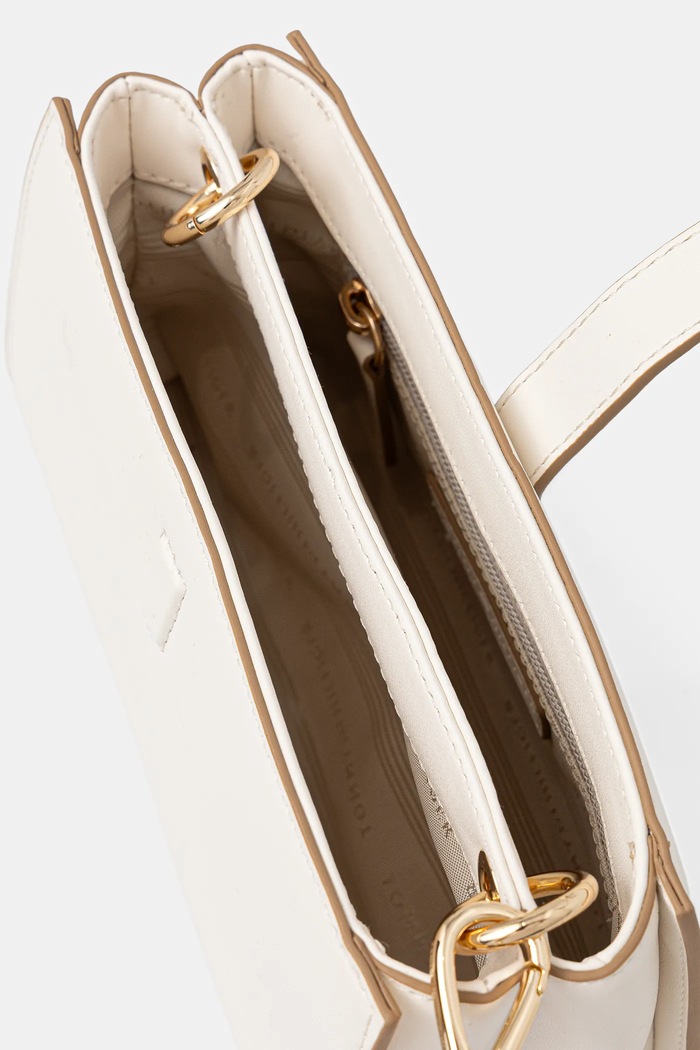 Kabelka Tommy Hilfiger AW0AW18005 béžová