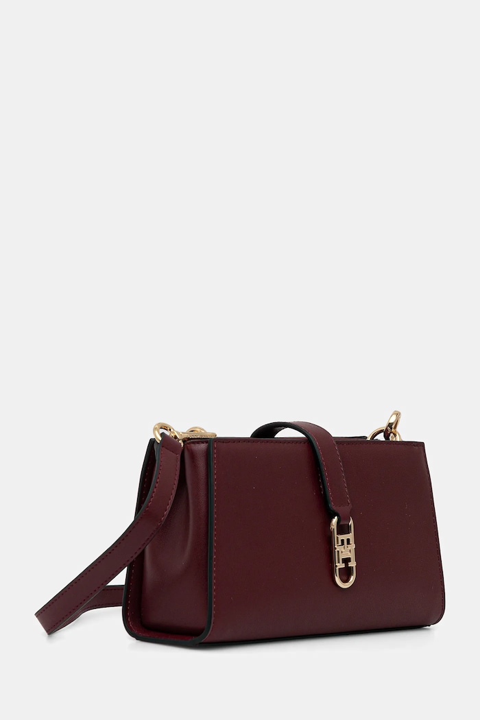 Kabelka Tommy Hilfiger AW0AW18005 burgundské AW25