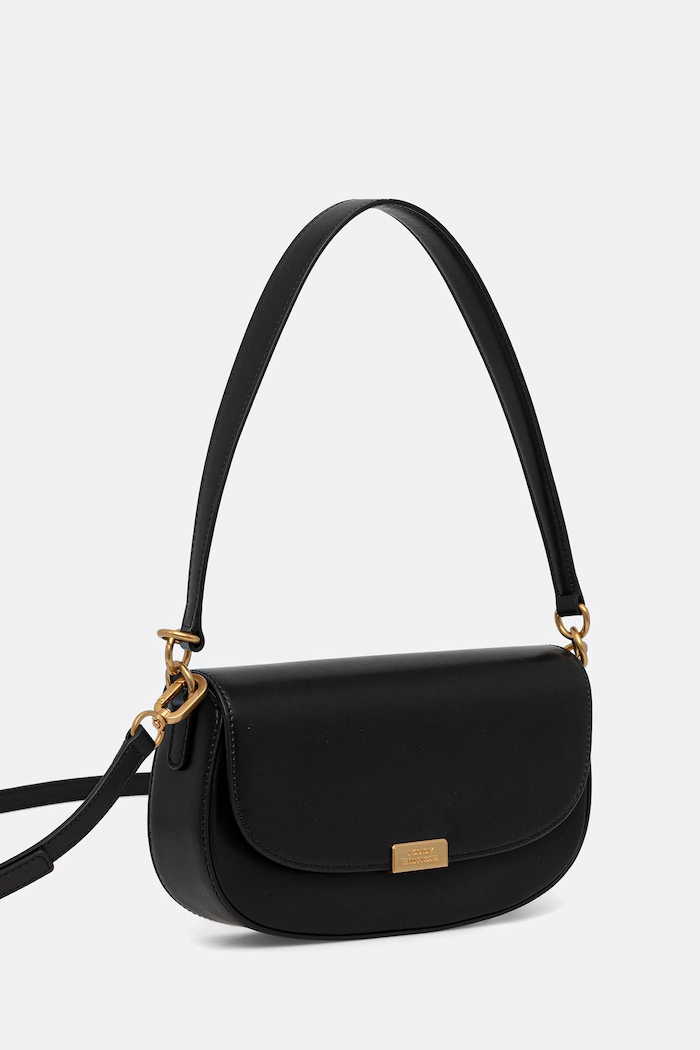 Tommy Hilfiger geantă de piele AW0AW18204 negru AW25
