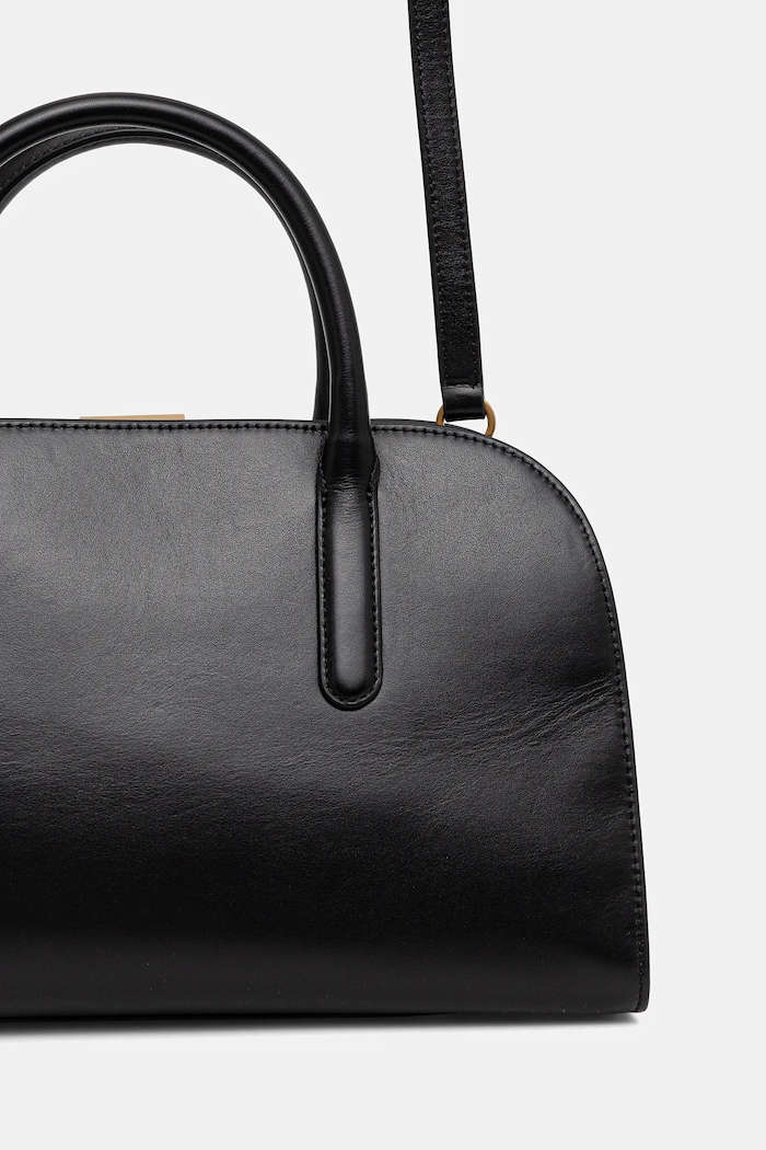 Accesorii Tommy Hilfiger poșetă de piele AW0AW18205 negru