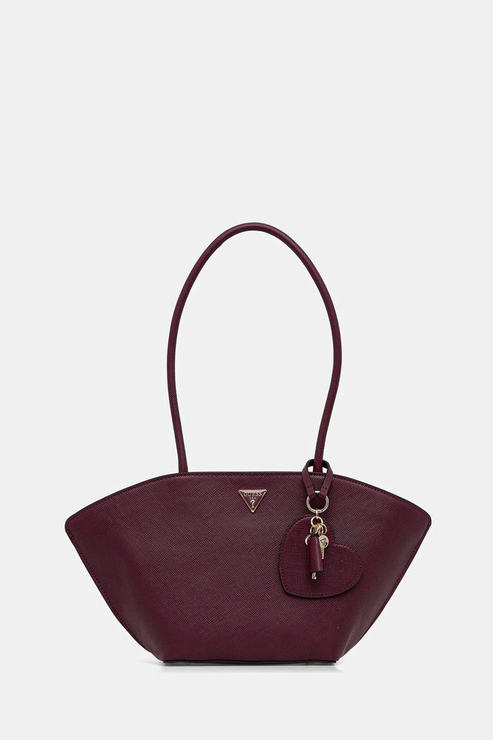 Kabelka Guess BOLENA nášivka burgundské HWZG92.07090