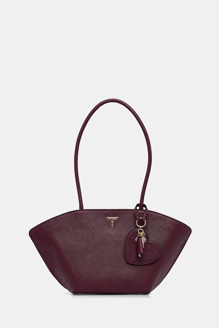Kabelka Guess BOLENA nášivka burgundské HWZG92.07090