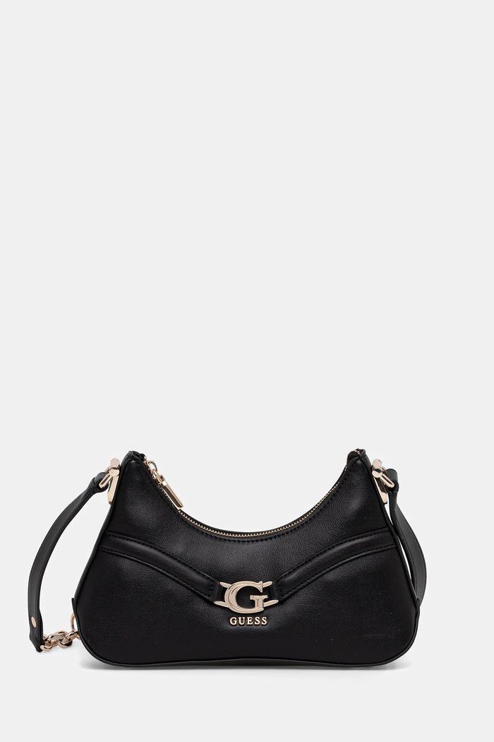 Τσάντα Guess DEA απομίμηση λείου δέρματος μαύρο HWBG79.93730