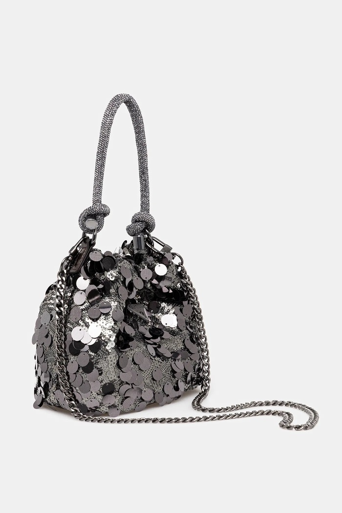 Kabelka Guess HOLIDAY HWEM95.38750 strieborná AW25