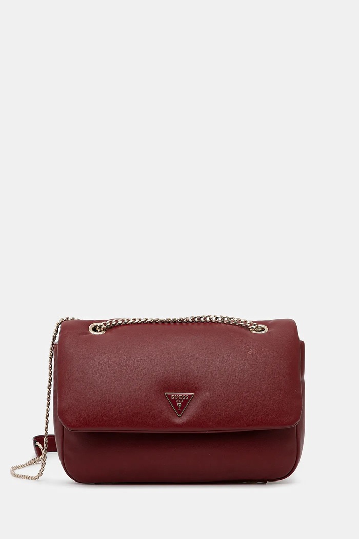 Kabelka Guess SUNETRA nevejde se A4 burgundské HWNG75.34210