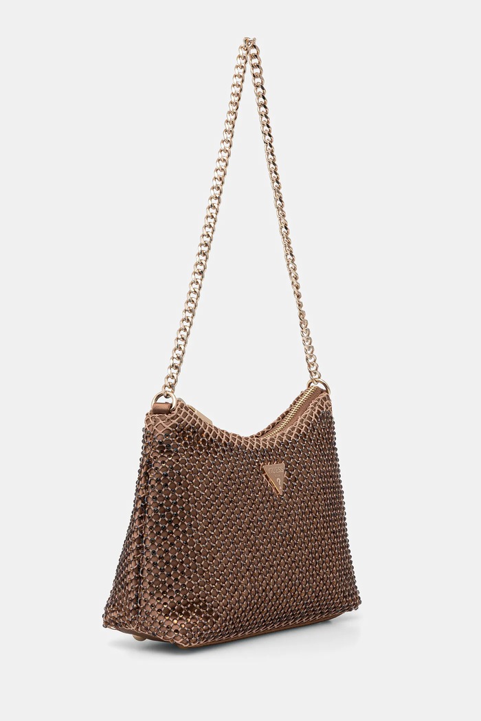 Τσάντα Guess ZALINA HWCE93.50170 καφέ AW25