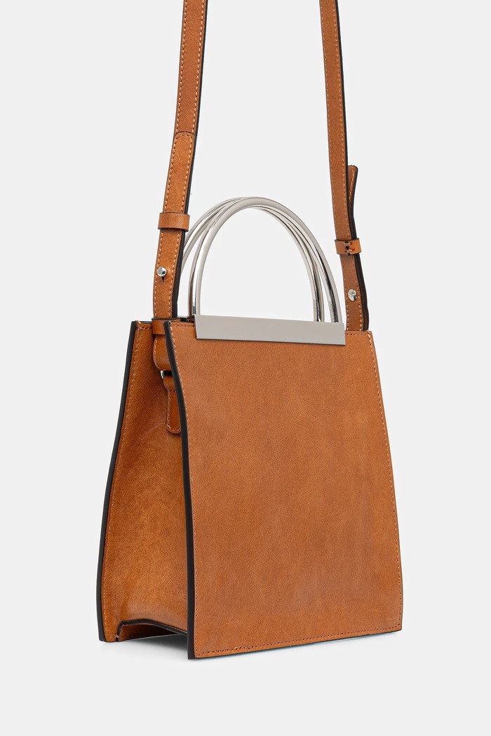 Accesorii MAX&Co. geantă de piele 2526516036200 maro