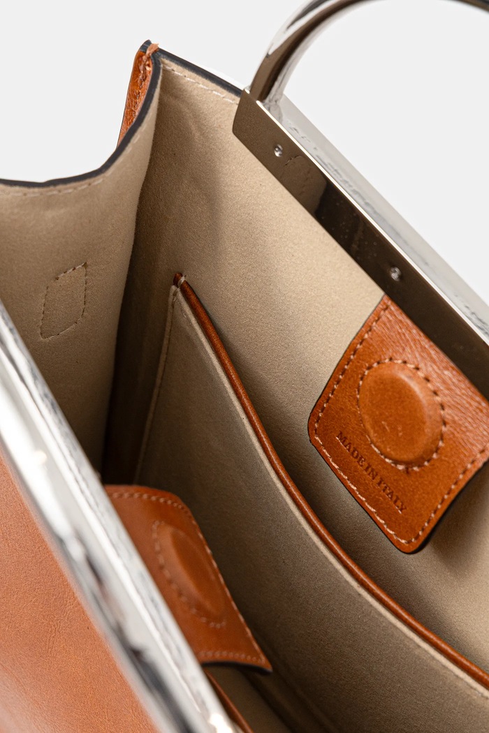 MAX&Co. geantă de piele 2526516036200 maro