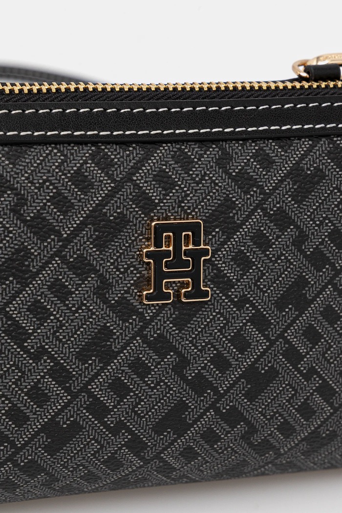 Kabelka Tommy Hilfiger sivá AW0AW17712