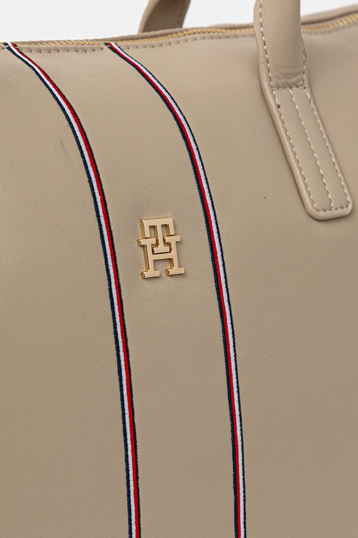 Kabelka Tommy Hilfiger béžová AW0AW17999