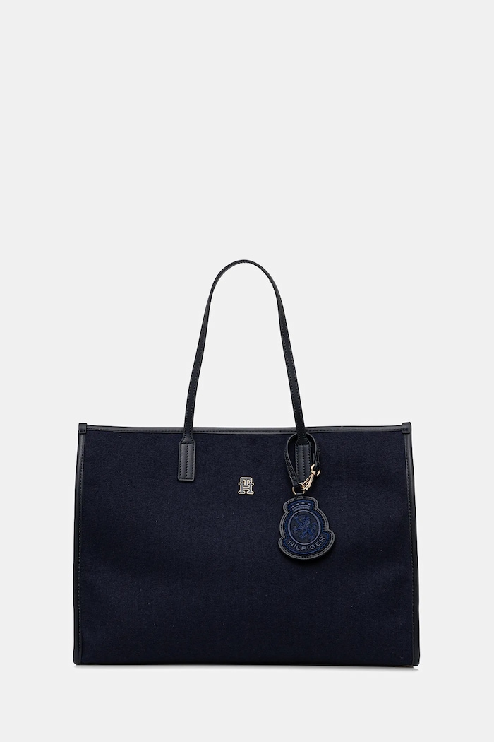 Tommy Hilfiger torebka mieści A4 granatowy AW0AW18215