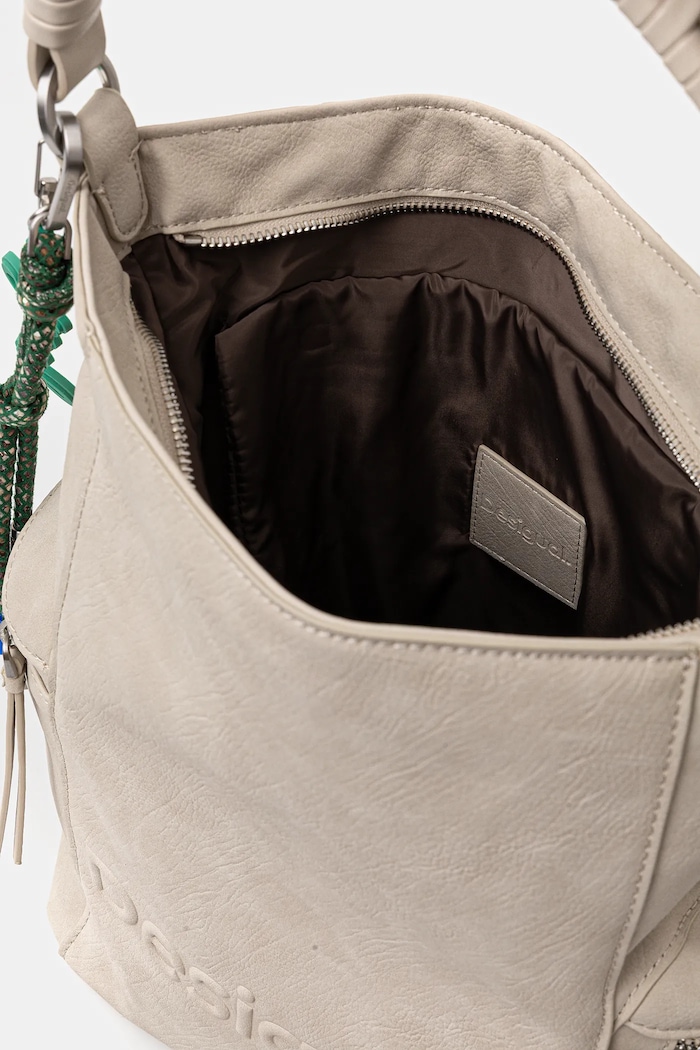 Rucsac HALF LOGO ARICA PIE Desigual bej 25WAKP30