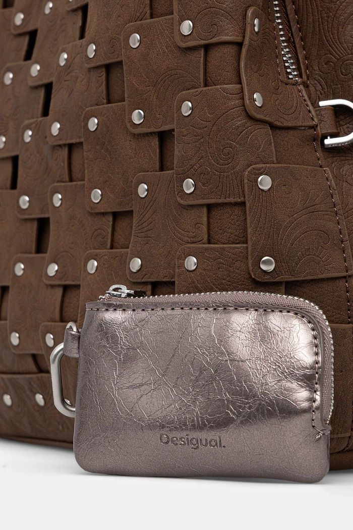 Ruksak Desigual NEW PATCH 1 CHOC 25WAKP39 hnedá