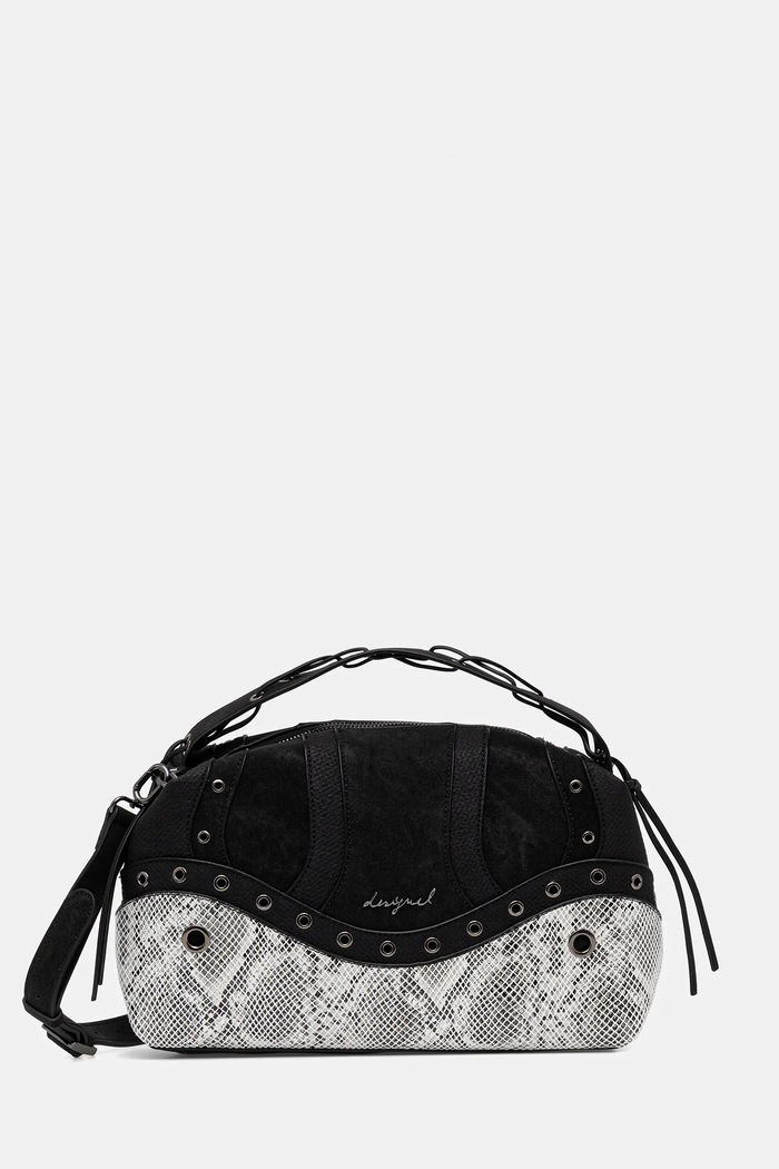 Desigual Geantă SNAKE PATCH BERGAMO negru 25WAXP29