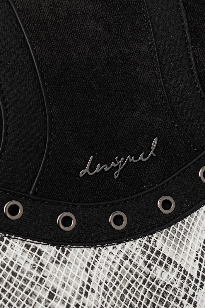 Geantă SNAKE PATCH BERGAMO Desigual 25WAXP29 negru