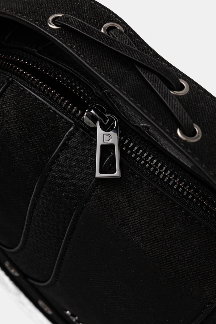 Geantă SNAKE PATCH BERGAMO Desigual negru 25WAXP29