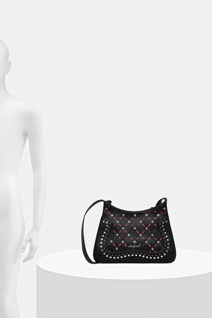 Desigual geantă YANKEE MANAOS BLACK 25WAXP38